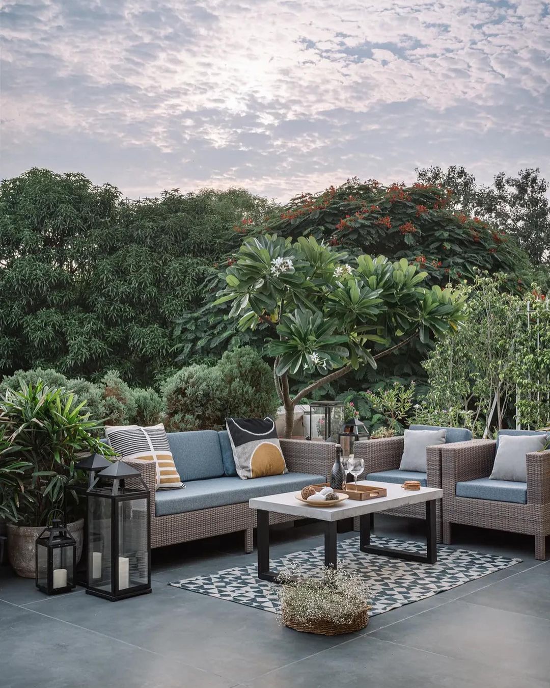 Classic Terrace Garden: Timeless Beauty on Every Step - Elevate Your Outdoor Space with Serenity