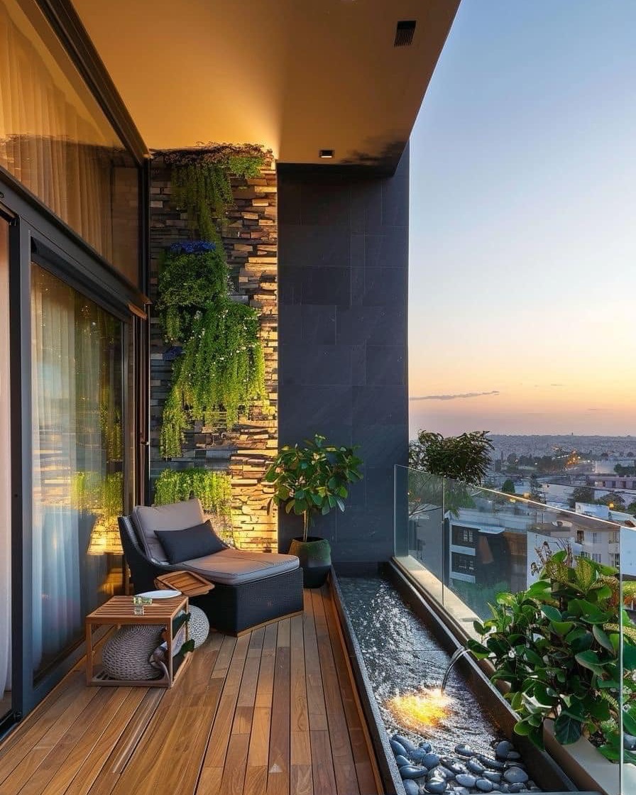 Elevate Your Home with a Luxury Balcony Garden - Intimate Oasis Above the Streets